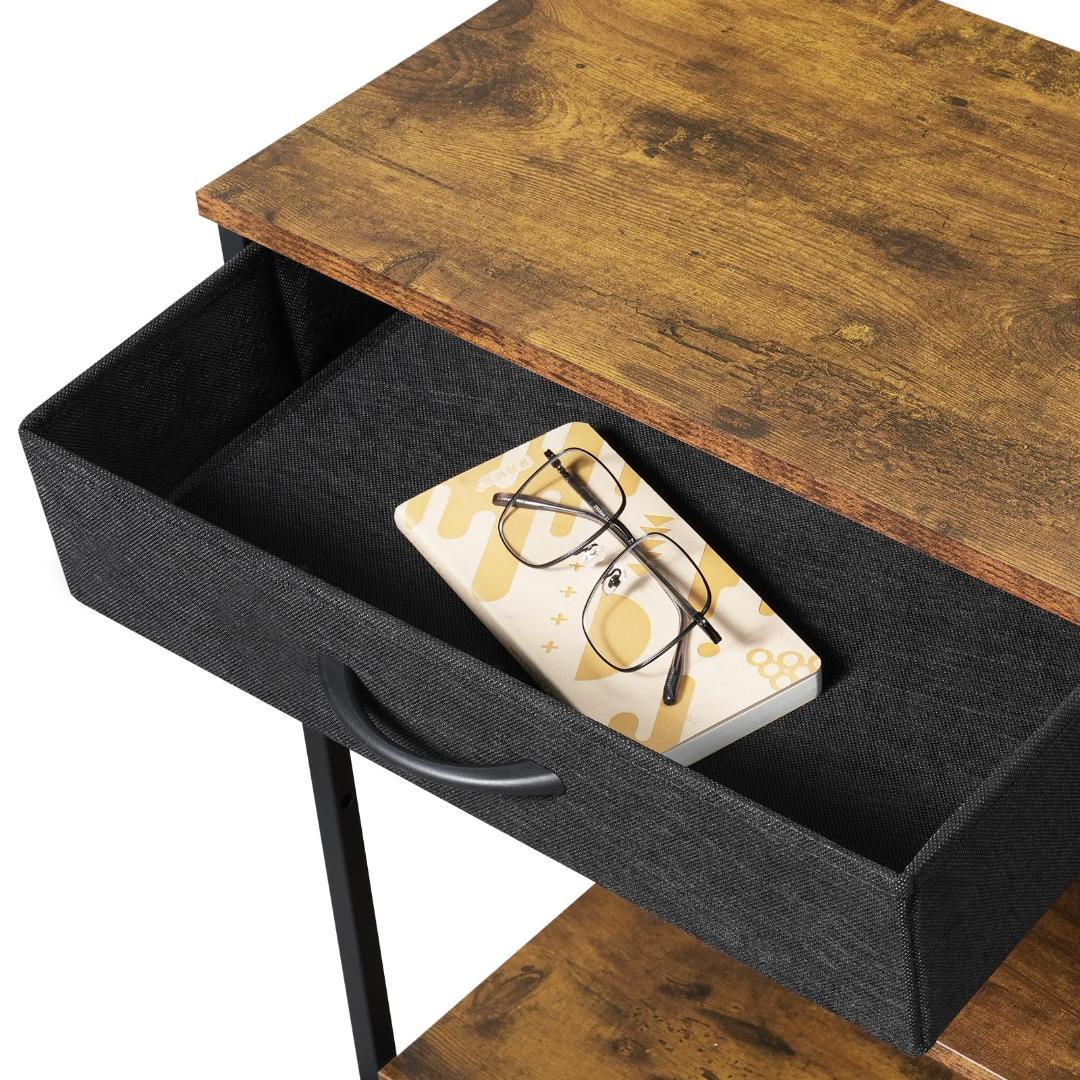 デスク PC プリンター台 多機能 キャスター サイドワゴン