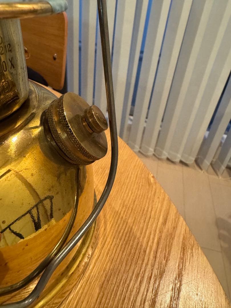 英国製 Bialaddin 300X 真鍮 ヴィンテージ 加圧式灯油ランタン