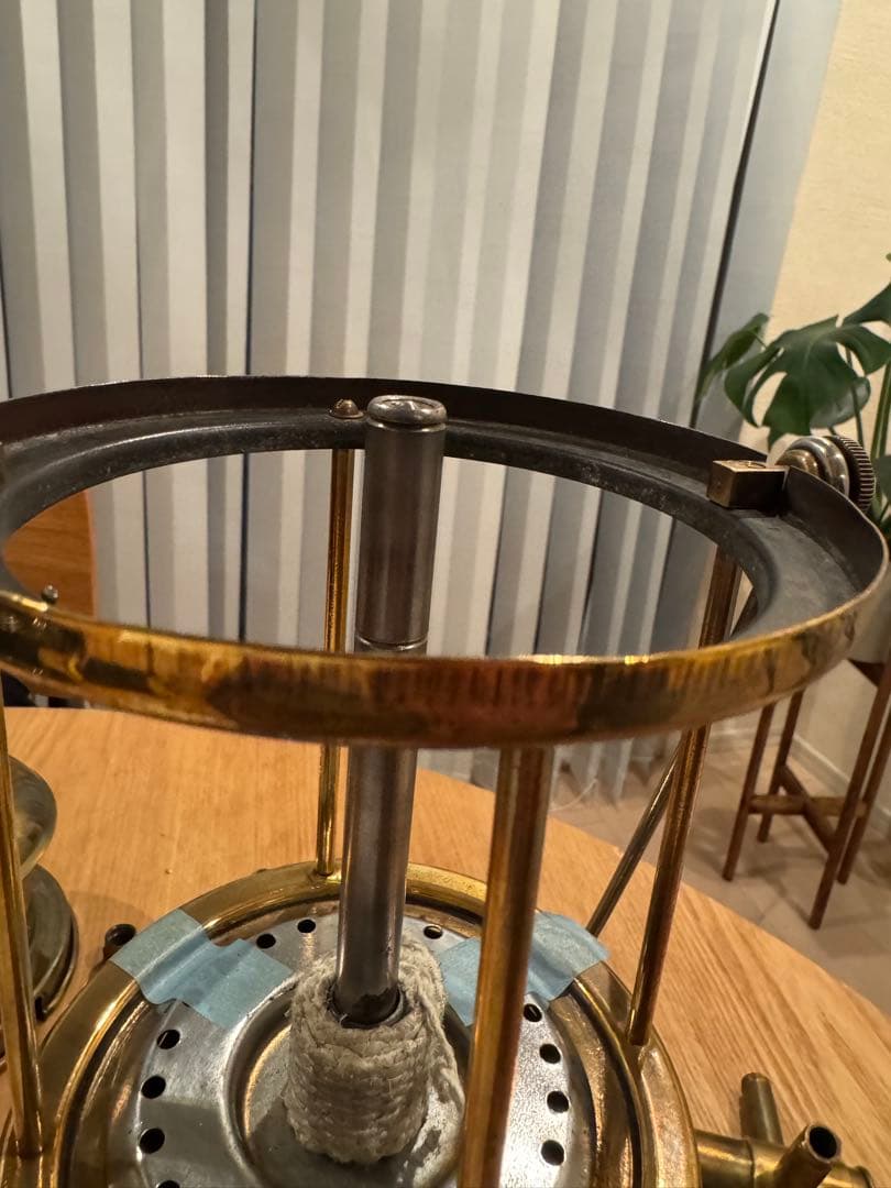 英国製 Bialaddin 300X 真鍮 ヴィンテージ 加圧式灯油ランタン