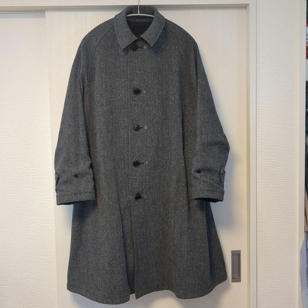 beams f別注Aubergeリバーシブルemaryステンカラーコート42