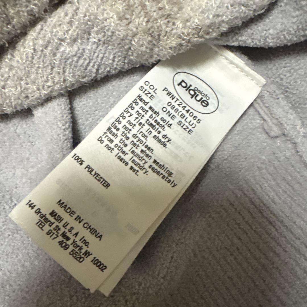 gelato pique CAT ジャガードプルオーバー＆ショートパンツ ブルー