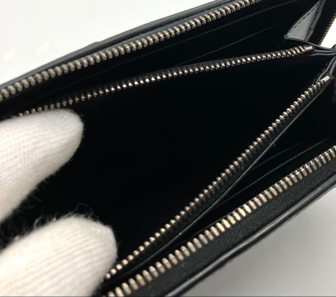 ⭐️ 極美品 ボッテガ ヴェネタ カセット ラウンドファスナー 長財布 ブラック