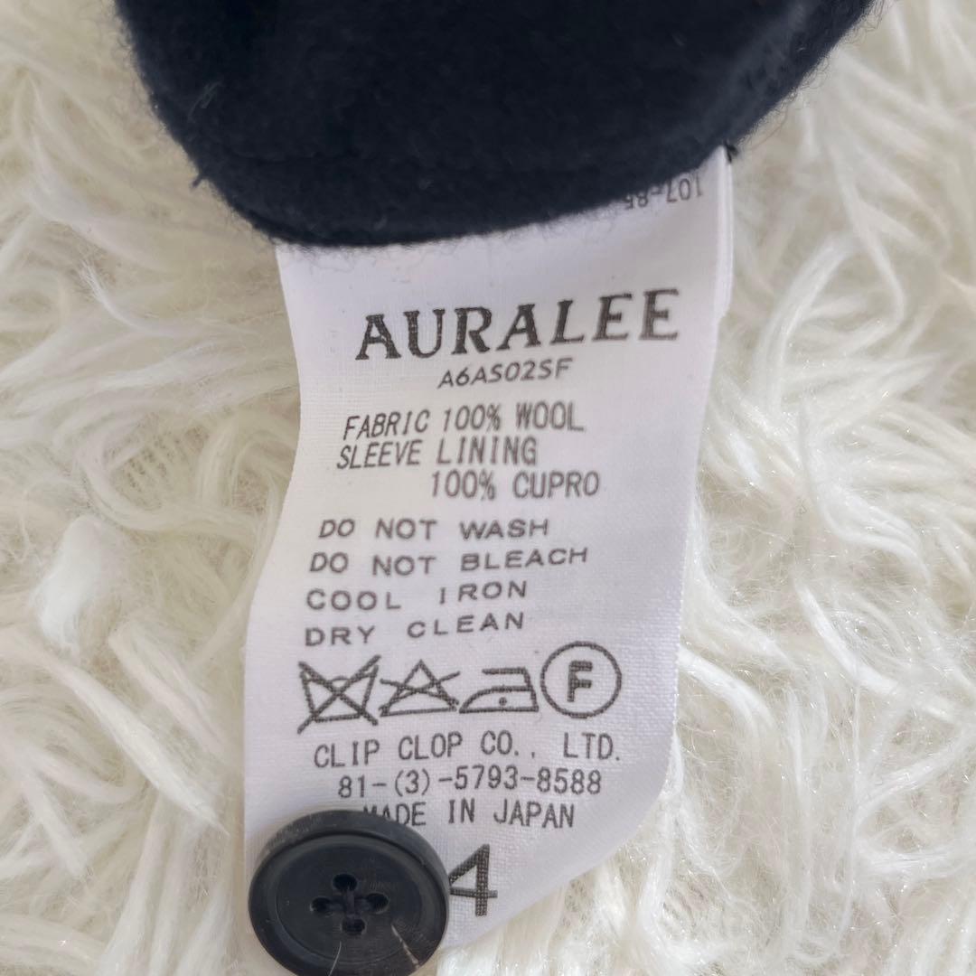 トップス AURALEE SUPER SOFT FLANNEL SAFARI SHIRT