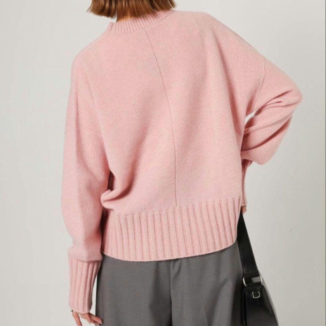 新品タグ付き✨ジャーナルスタンダード ウールカシミヤクルーネックニット ピンク