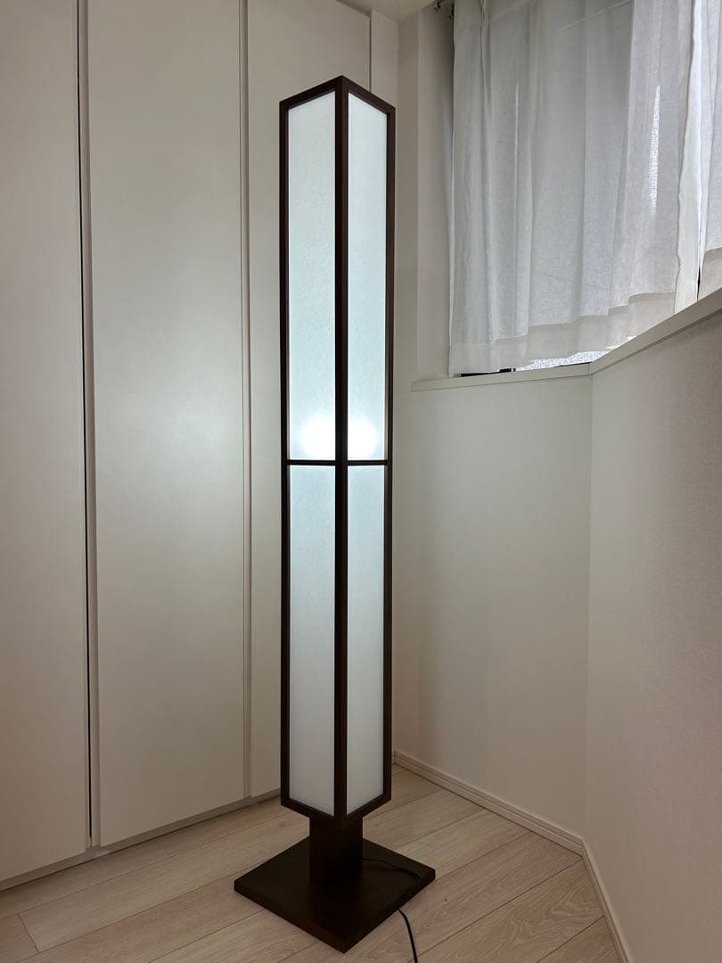 柿下木材工業所MOAREフロアスタンド（電球はメルカリ規定により付いていません）