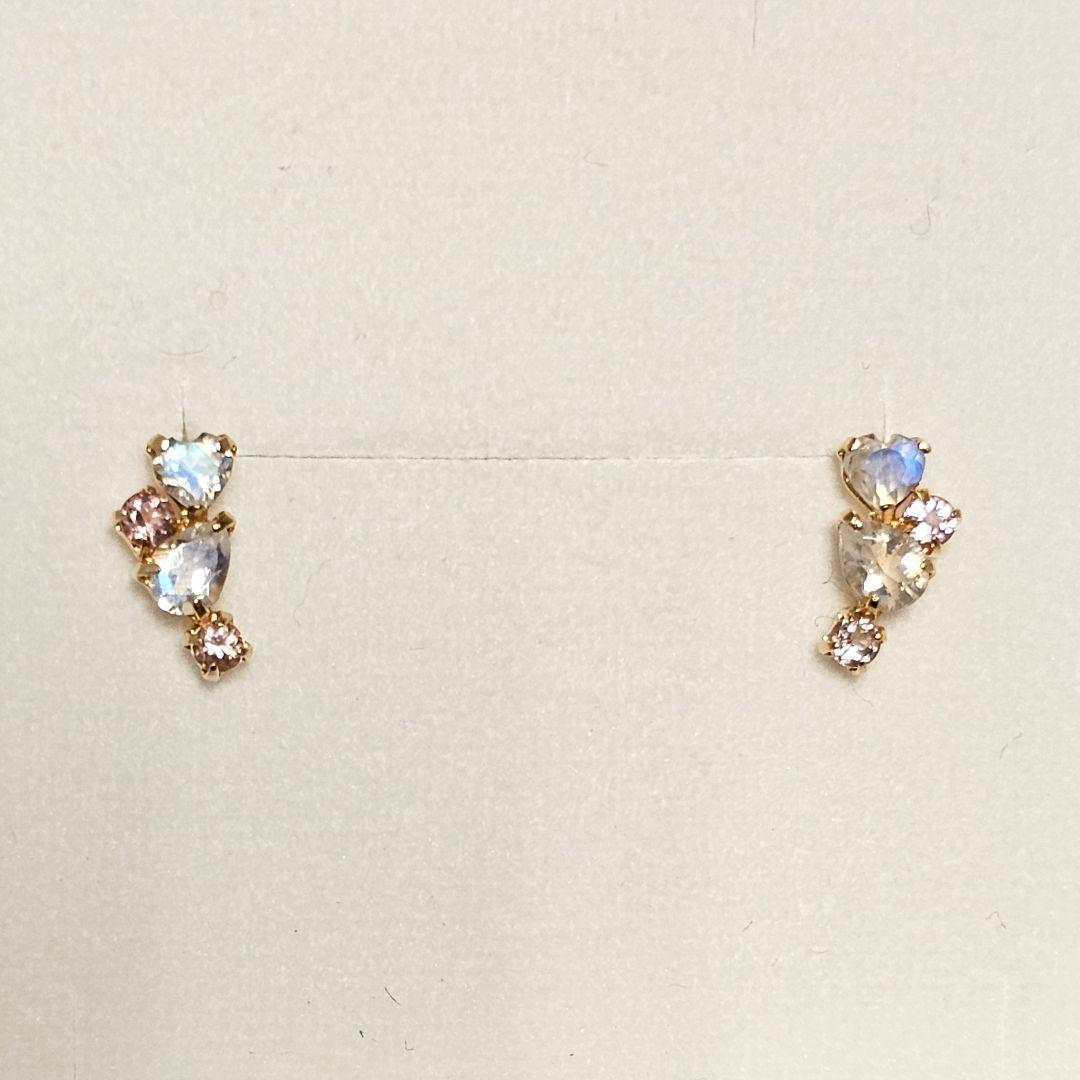 PePe K10YG ピアスとK10PGピアス