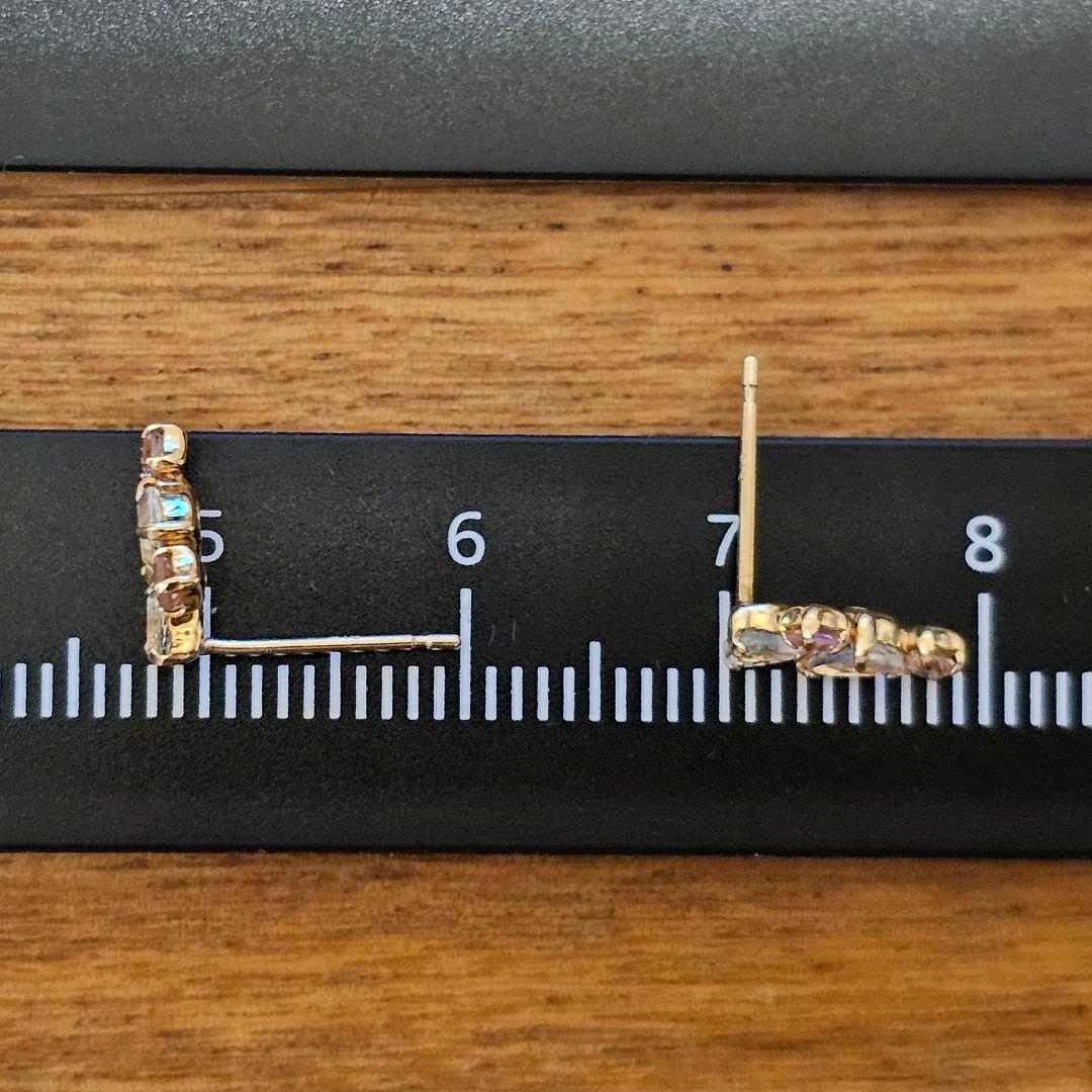 PePe K10YG ピアスとK10PGピアス