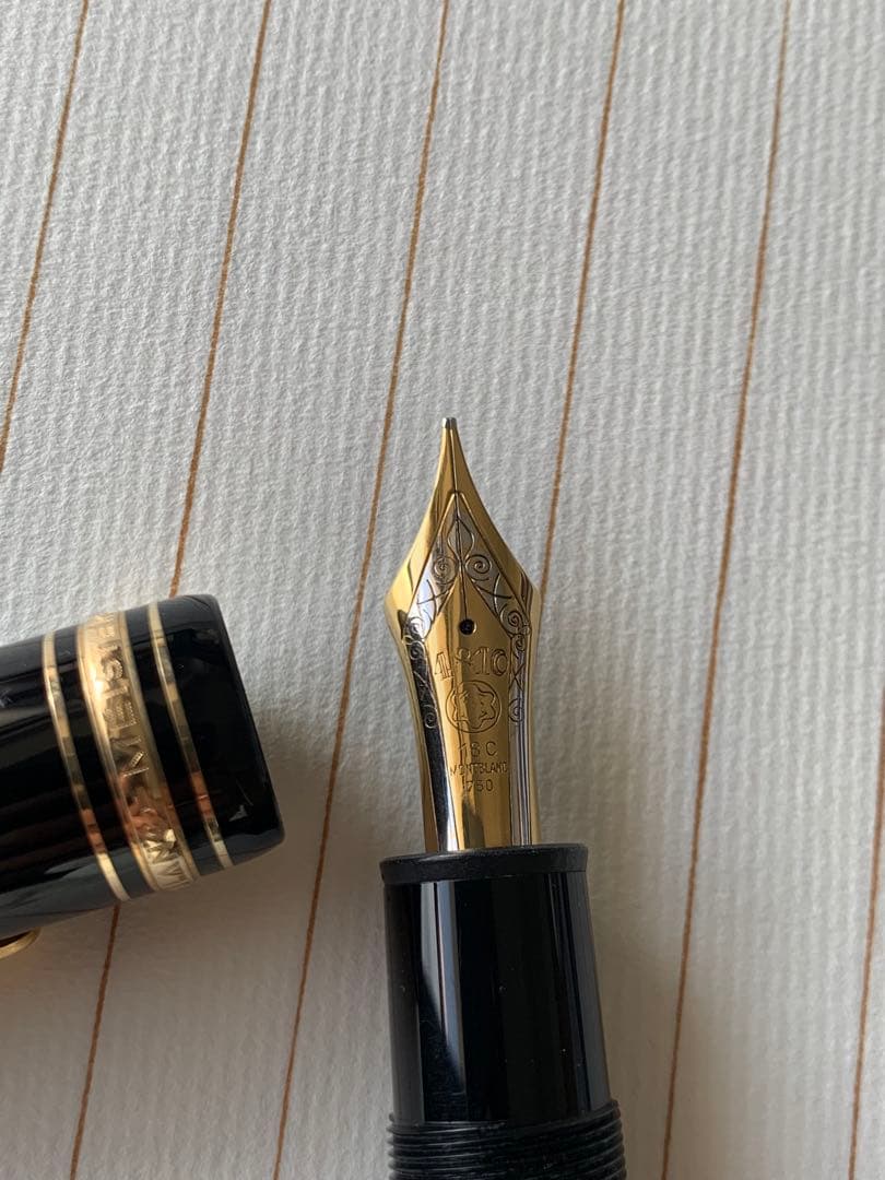 美品 モンブラン 万年筆 マイスターシュテュックNO.149 18Kペン先