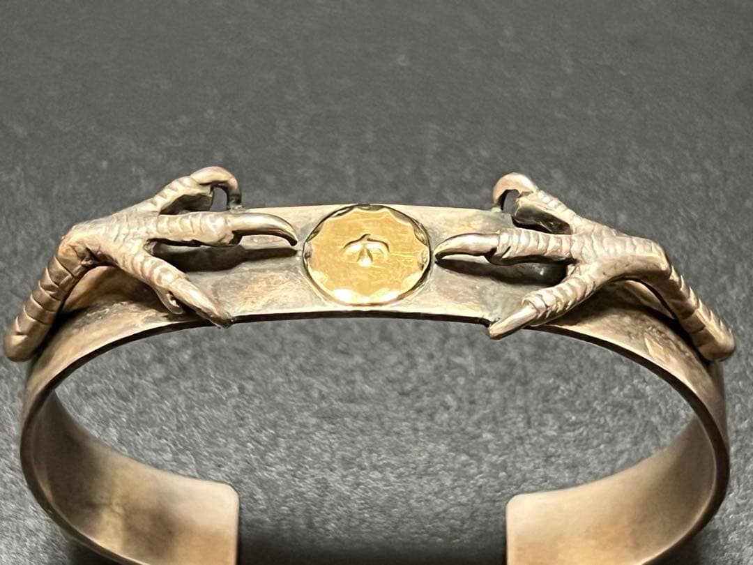 専用となりますゴローズ goro's 銀爪平打ちブレスK18メタルOLDバングル