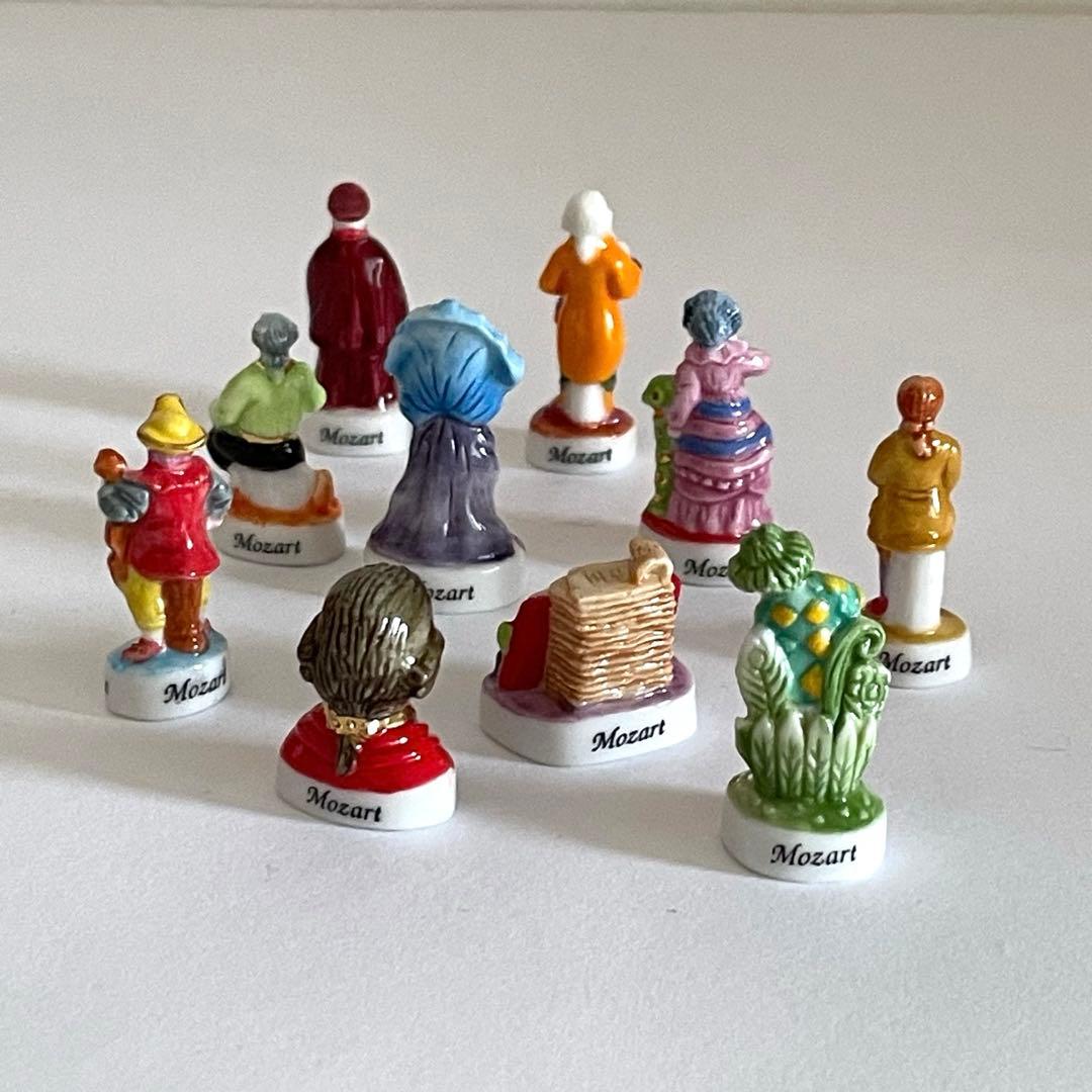 モーツァルト　フェーブ　フェーヴ　フランス　陶器　ミニチュア　置物