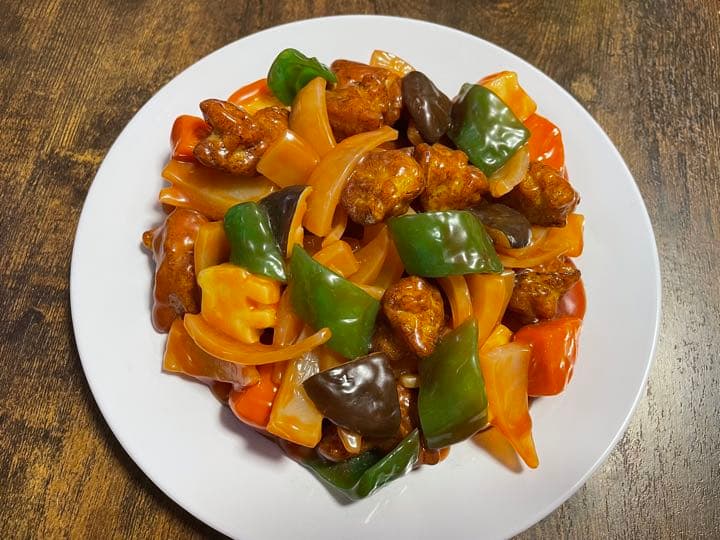 【食品サンプル】酢豚