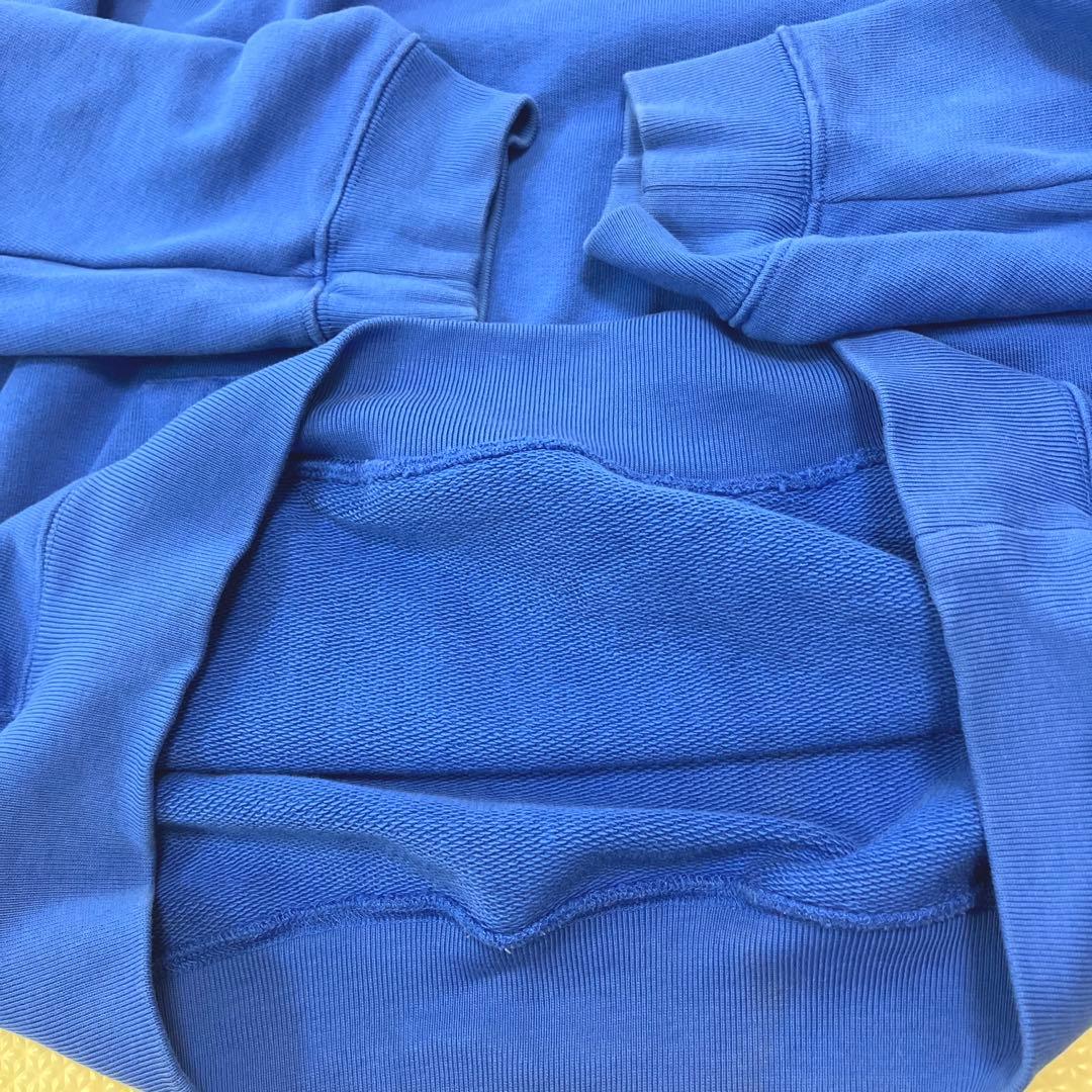 BALENCIAGA フーディー ブルー オーバーサイズ パーカー