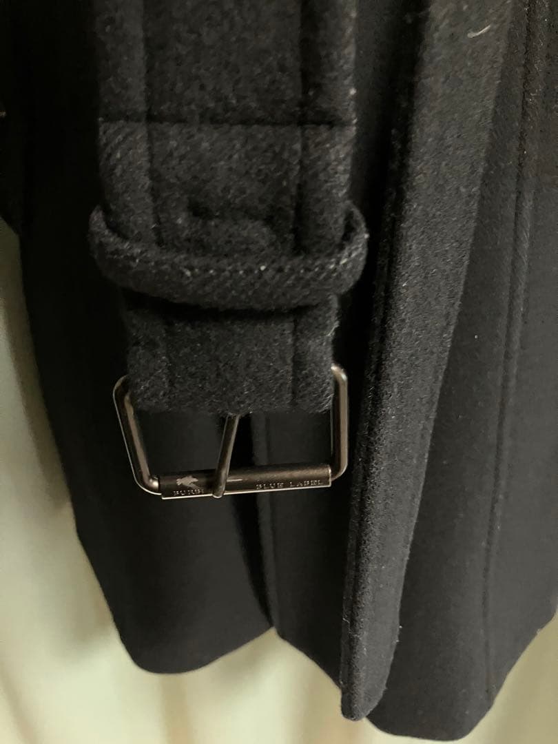 BURBERRY BLUE LABEL ブラック ウールロングコート 36