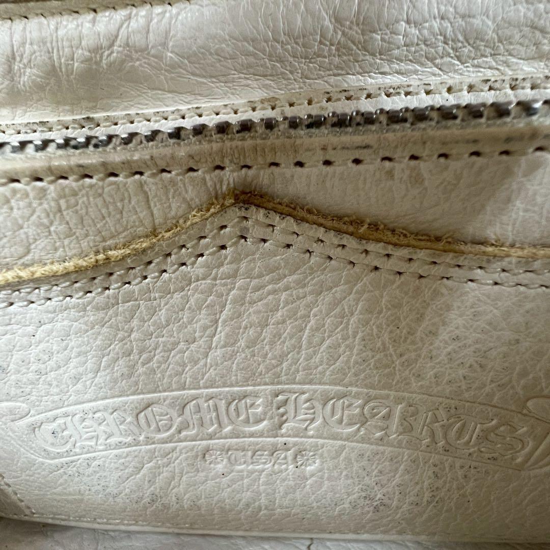 CHROME HEARTS セメタリークロスパッチ キルティングレザーウォレット