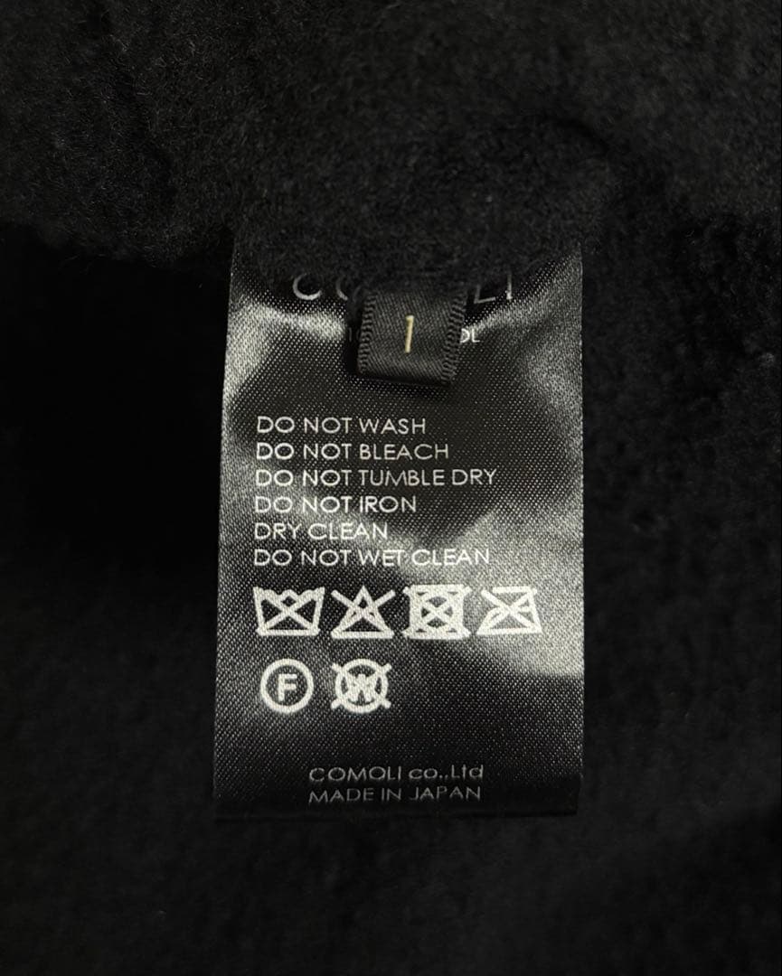 縮絨ウール ジップショートジャケット