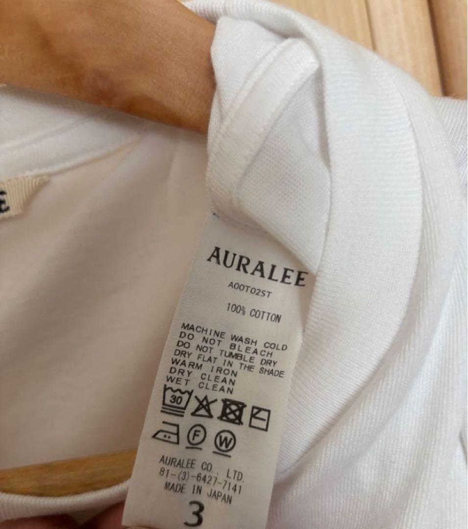 【AURALEE】　SEAMLESS L/S TEE 3