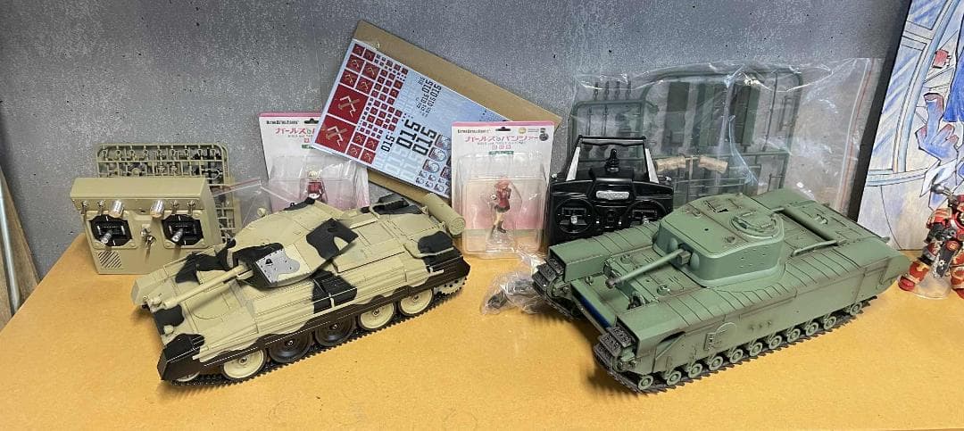 h*i様 1/16 英国陸軍 WWII 戦車：クルセイダーMkIIIとチャーチル