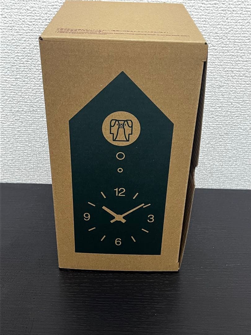無印良品　鳩時計　ダークグリーン