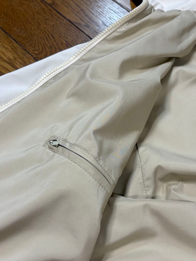 正規品伊製 ロロピアーナ　収納フード付き　ブルゾン　シルクタッチ　size L