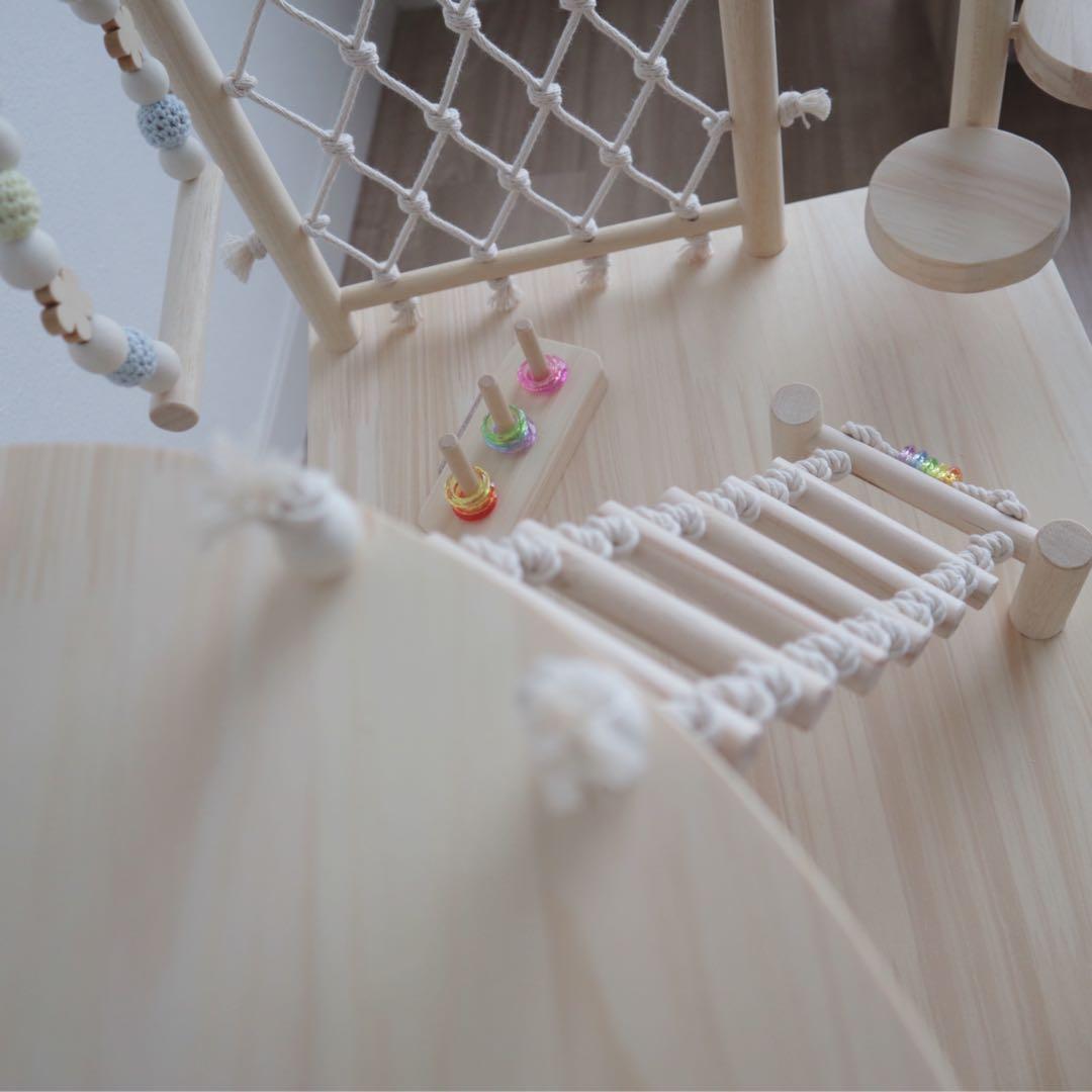 ことりのおおきなあそびば　文鳥　インコ　おもちゃ　バードアスレチック　バードジム