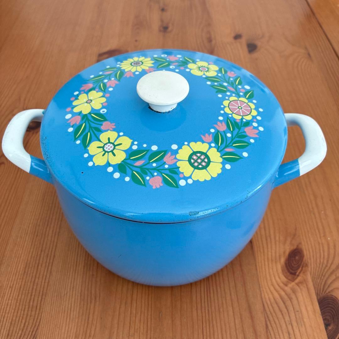 KOCKUMS SWEDEN ホーロー　両手鍋　北欧ヴィンテージ　アンティーク