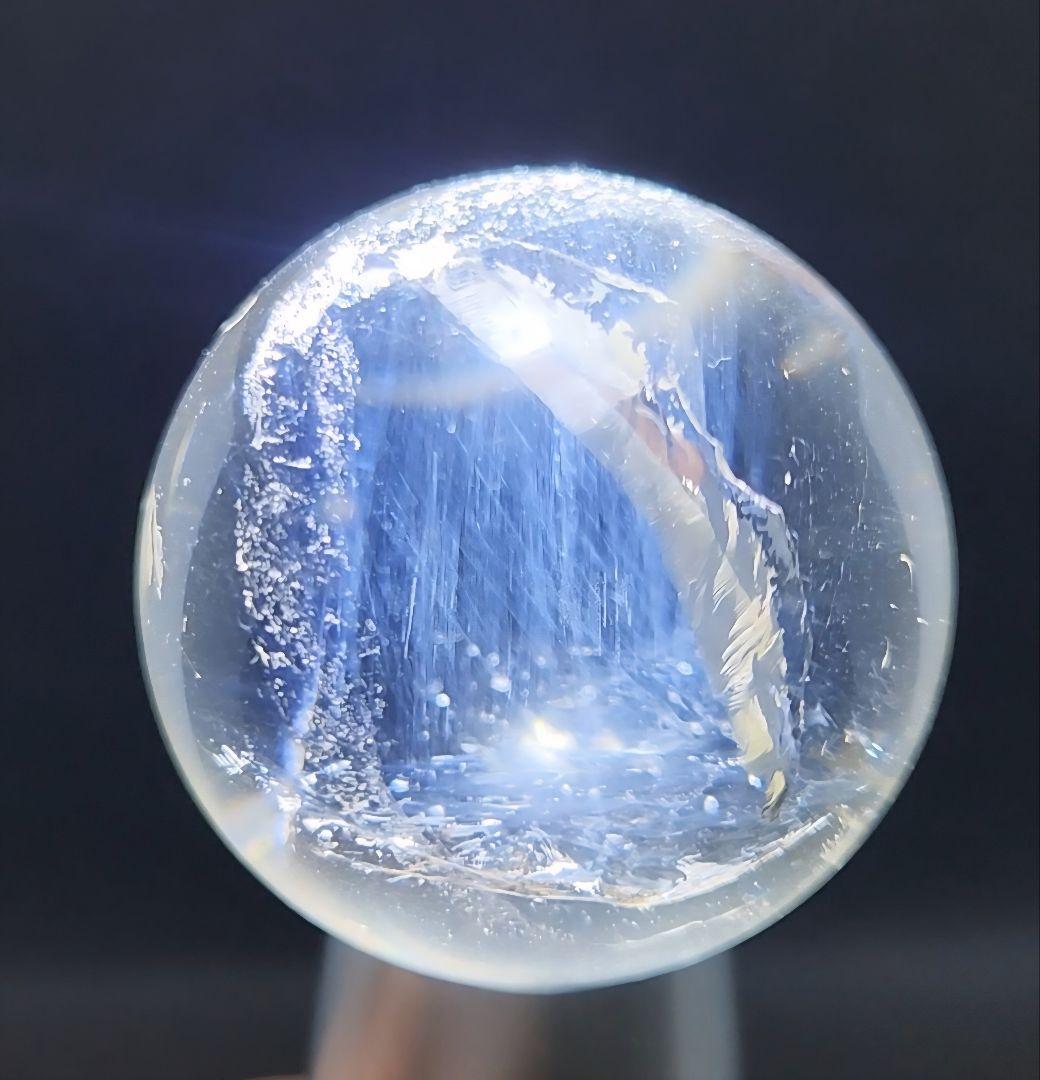 ☆クリアクォーツスフィア★天空からの光の梯子★ブルーラダー