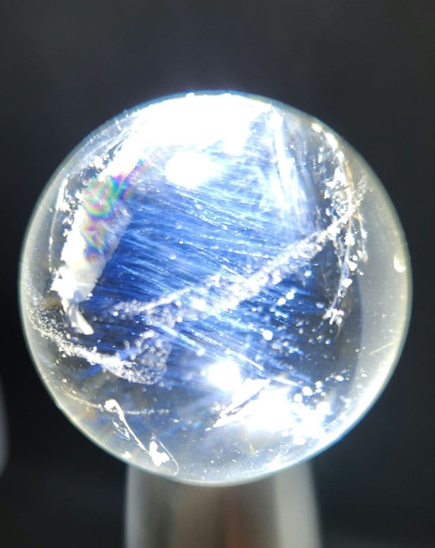 ☆クリアクォーツスフィア★天空からの光の梯子★ブルーラダー