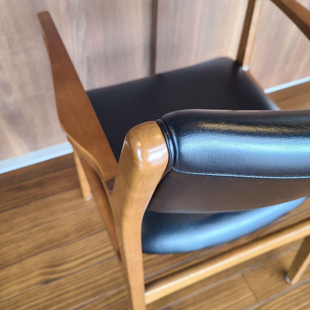 ★カリモク60+★ダイニングチェア★スタンダードブラック★ミッドセンチュリー★