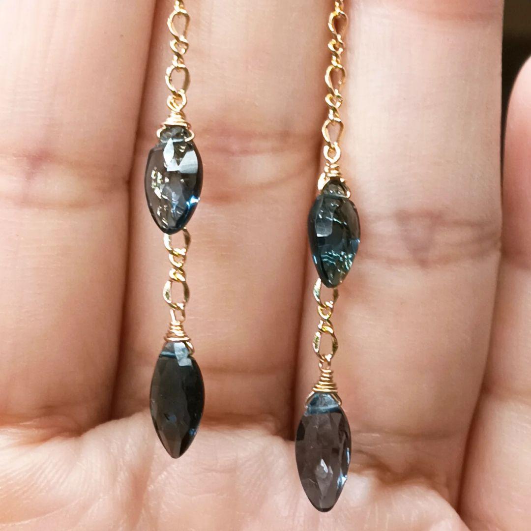 14kgf ロンドンブルーピアス