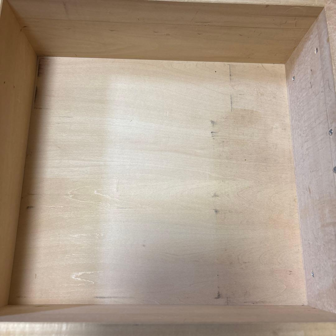 karimoku 木製 3段チェスト ブラウン