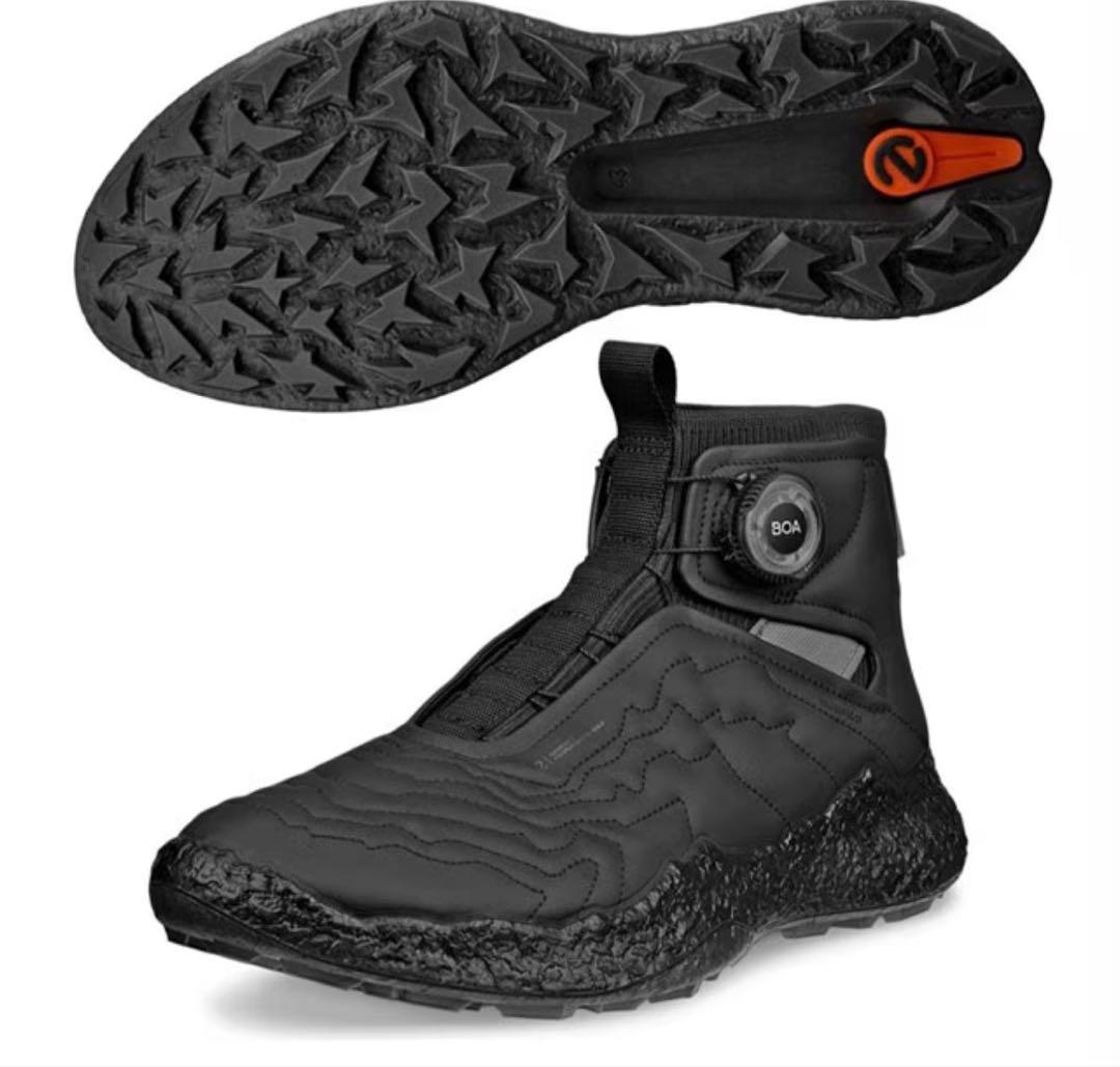 【超美品】ECCO BIOH5 HIGH-TOP BOA シューズ（EU:41）