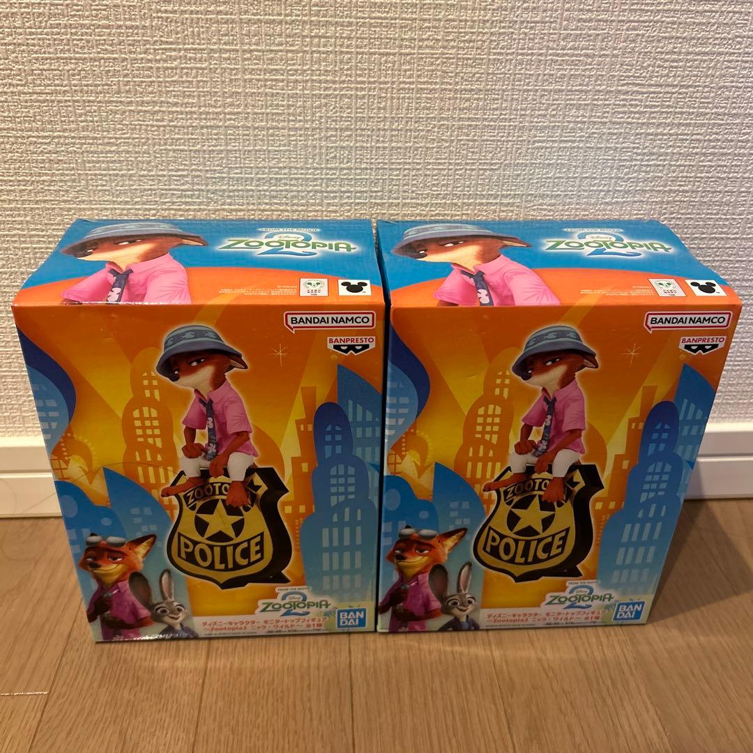 み*※様 ズートピア2 モニタートップフィギュア【3点】