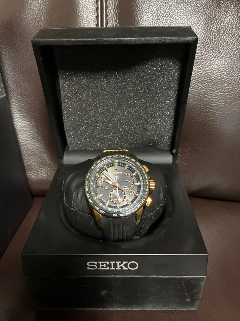 セイコー アストロン SBXB055 GPSソーラー ブラック文字盤