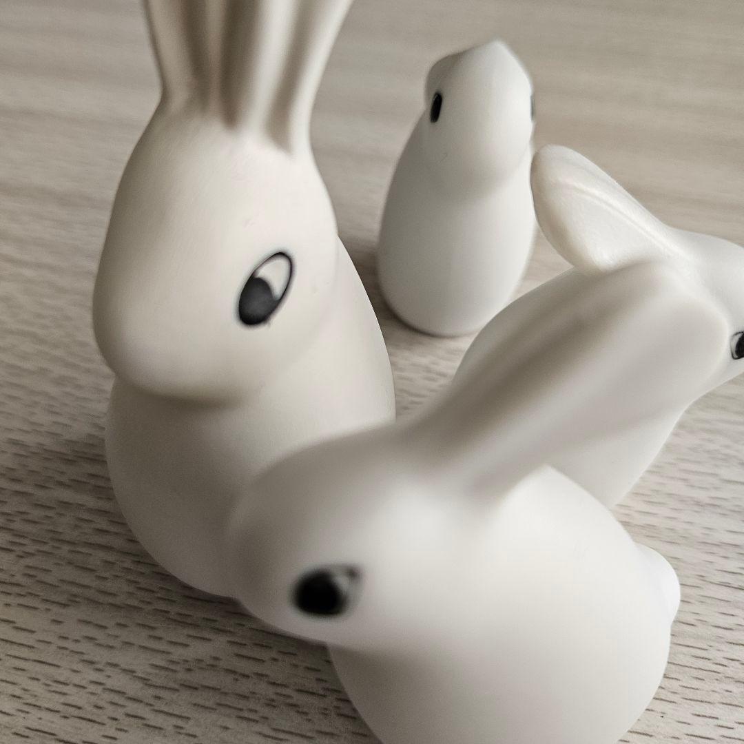 ARABIA ヘルヤ うさぎの親子の4体セット