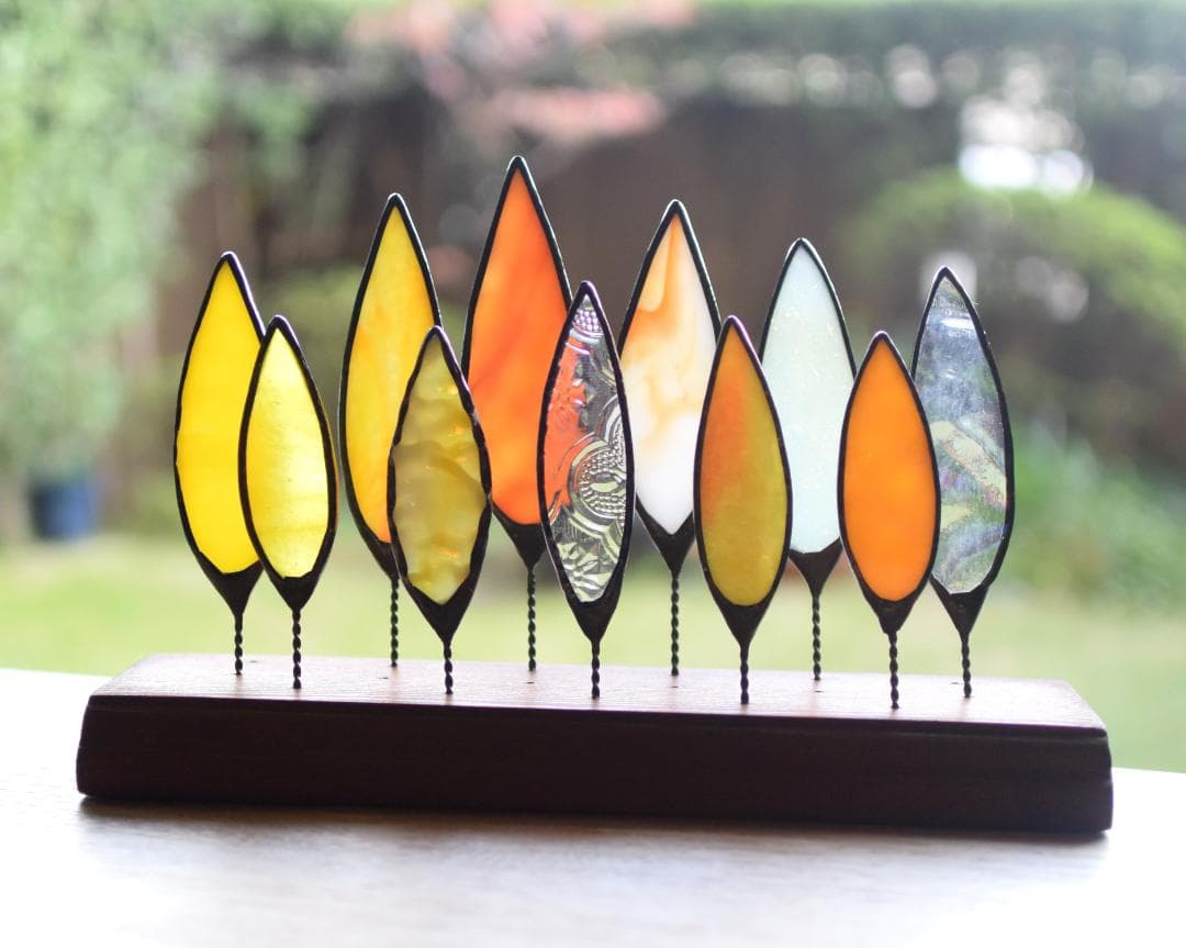 売約済み。木立ち　ステンドグラス(STG137)