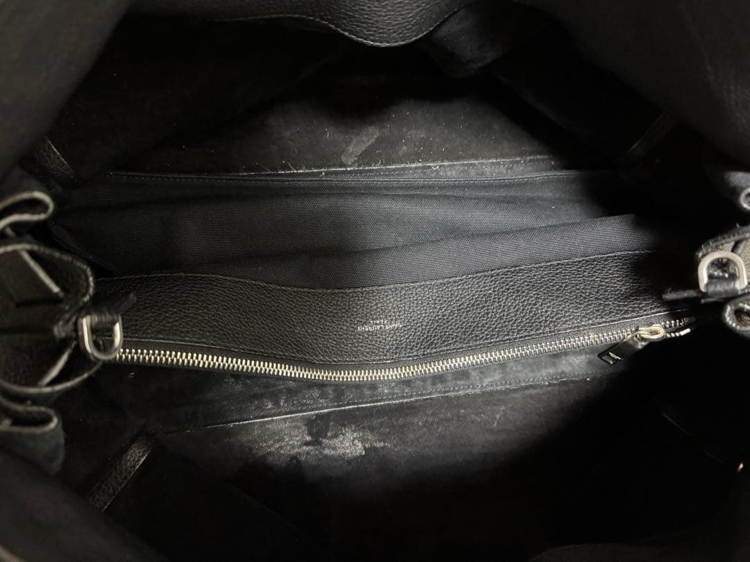 サンローラン 2way ショルダー サックドジュール ラージ　黒