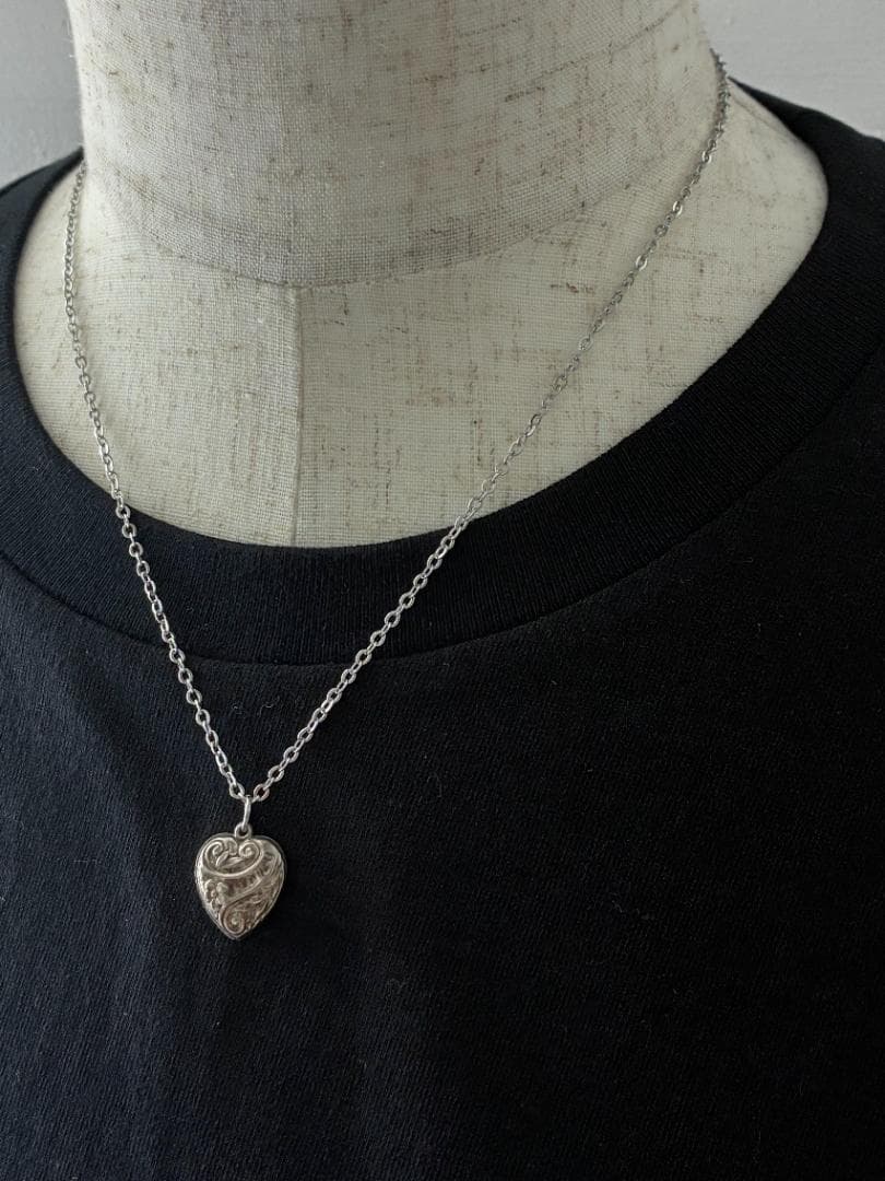 スウィートハートジュエリーI LOVE U勿忘草 シルバーヴィンテージネックレス