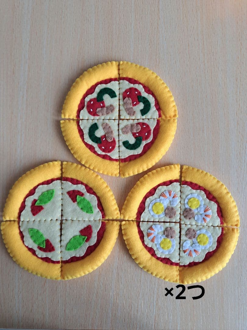 フェルト　おままごと　パンセット他　ハンドメイド