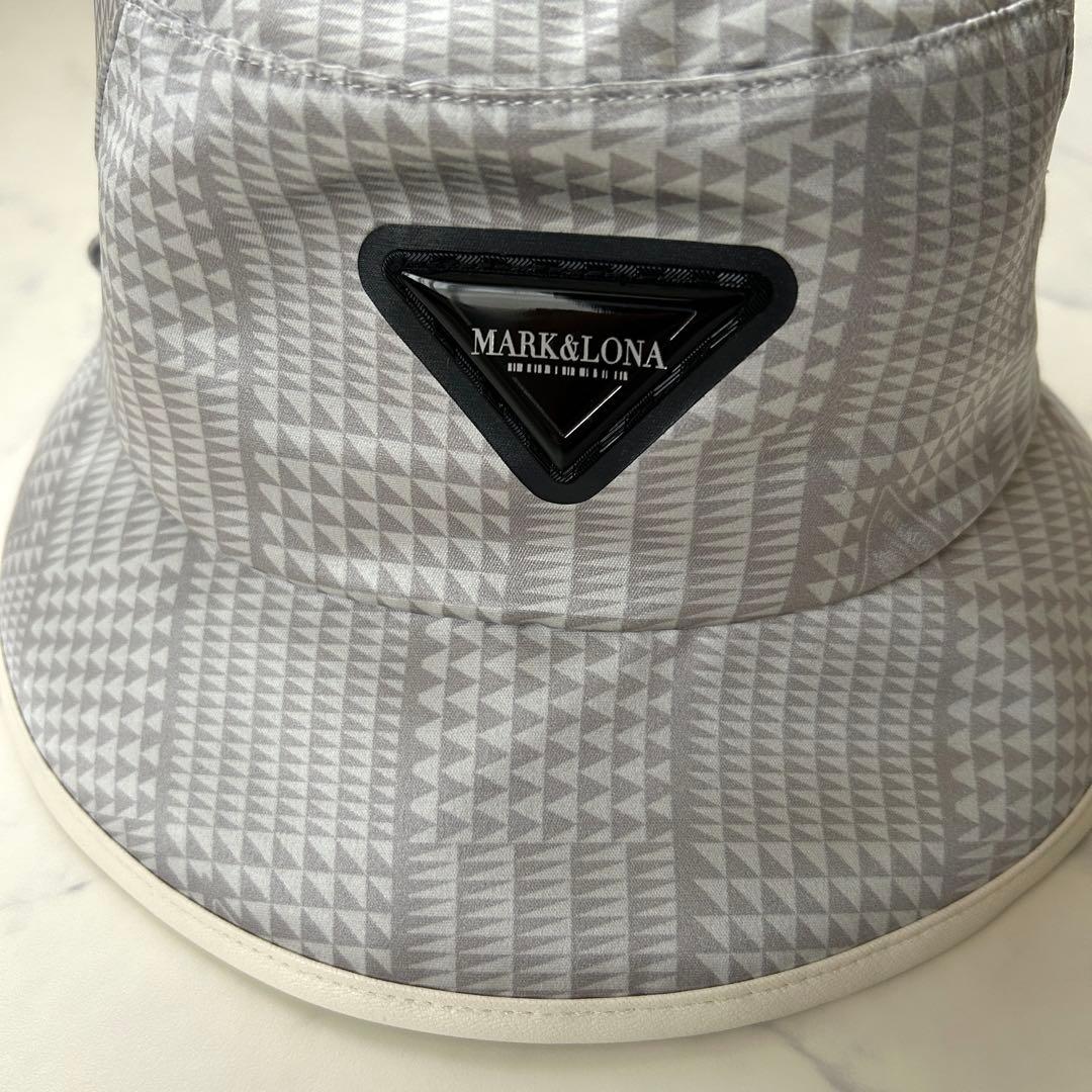マークアンドロナ 2025年モデル バケットハット 総柄 ロゴ