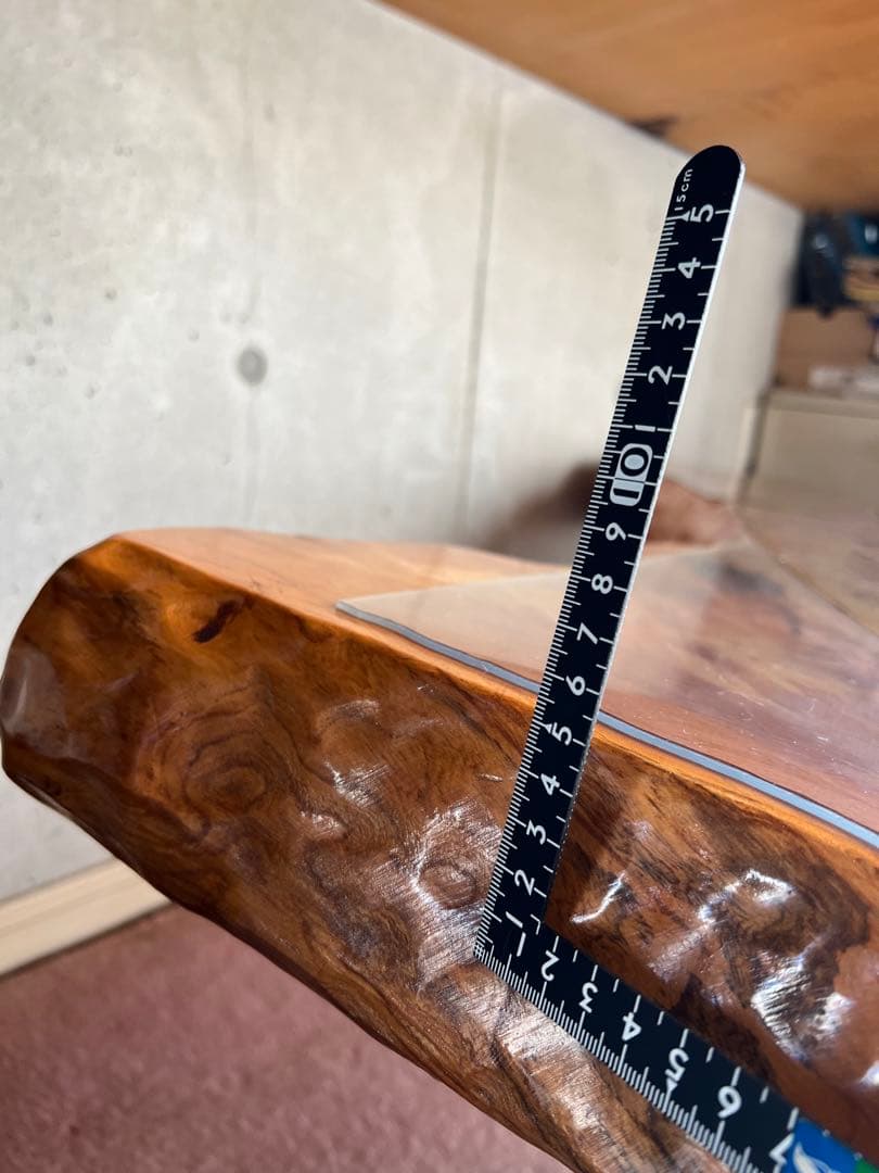 樹齢数百年 天然木切り出し 座卓 テーブル