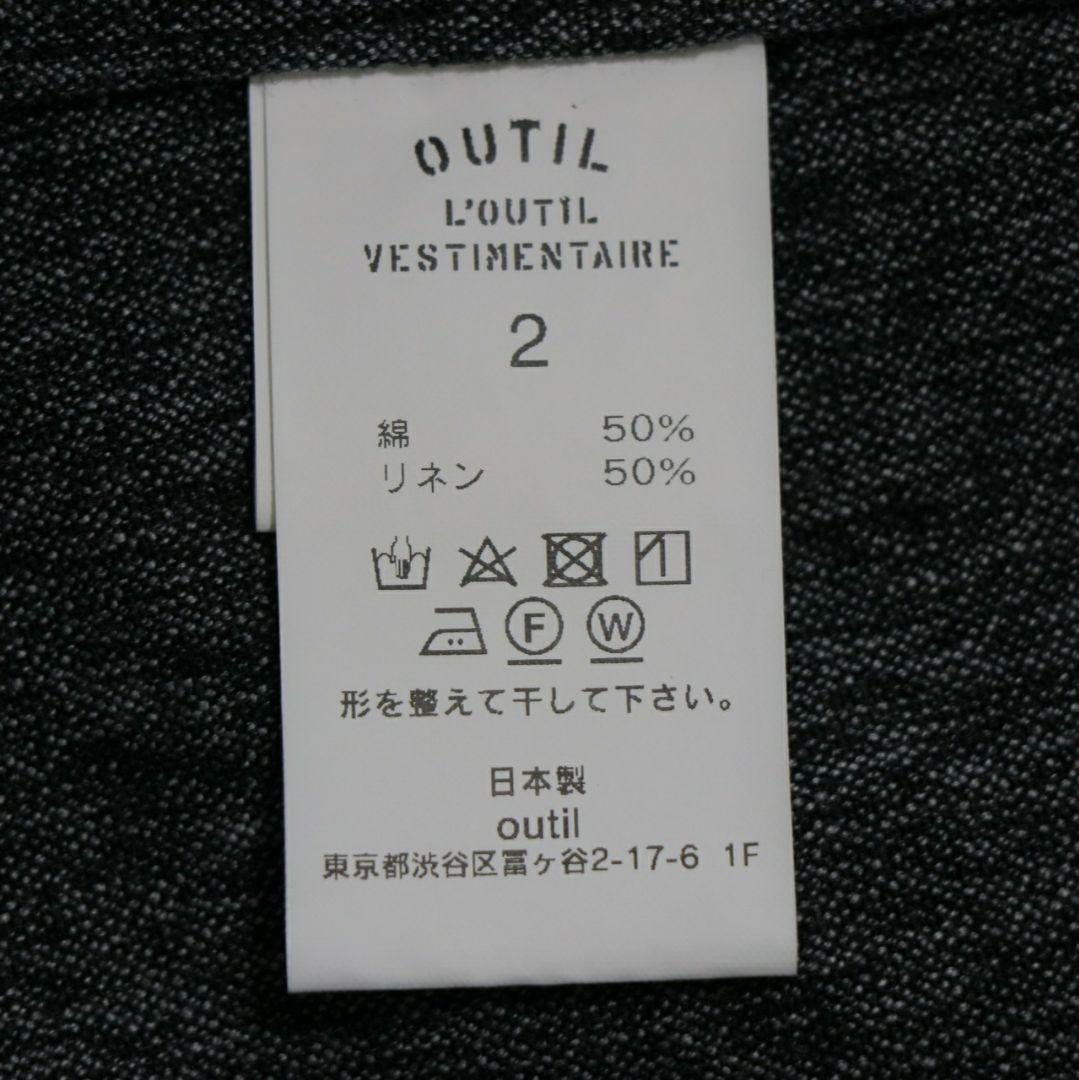 OUTIL コットンリネンワークコート OV-T003 サイズ2