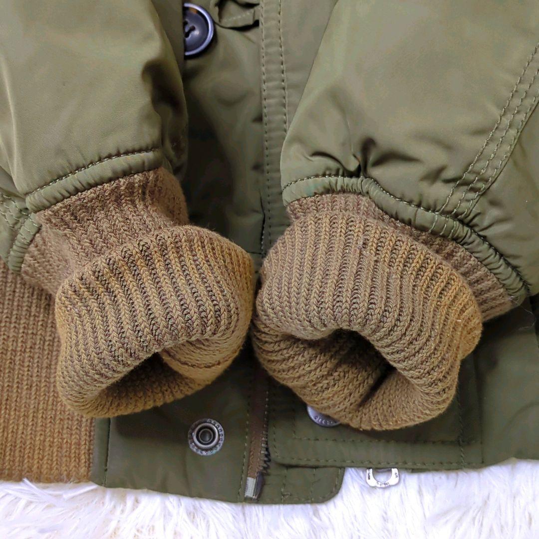 ディーゼル N−2B フライト archive オリーブ ファー Y2K XS