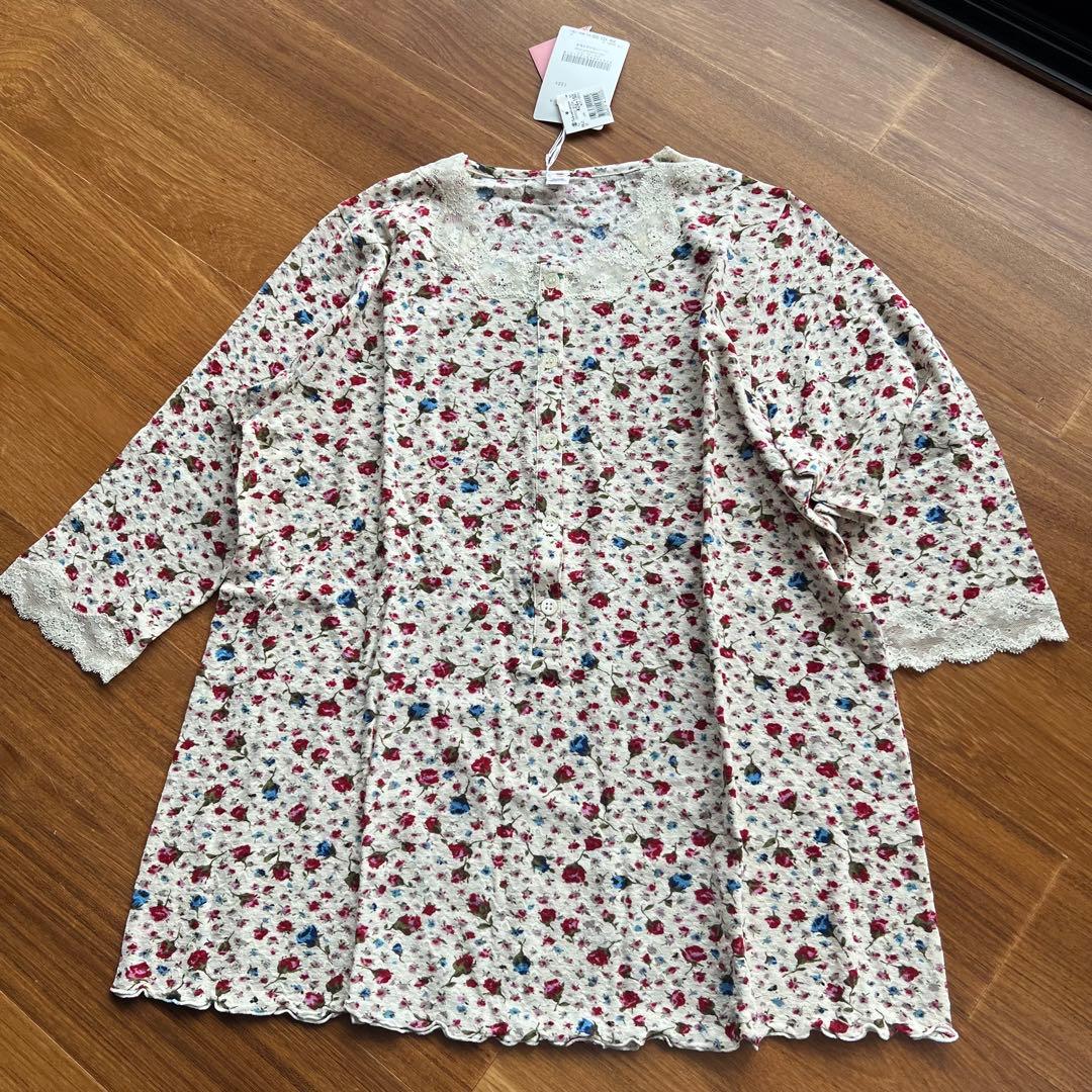 未使用タグ付きTUNIC七分袖パジャマ