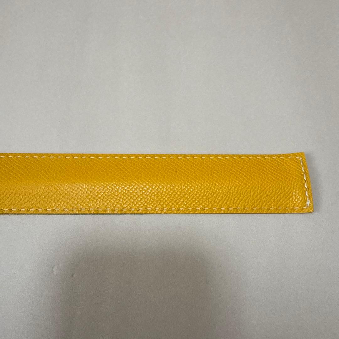 MB ULTIMATE FABRIC レザーブレスレット by アノネイ 黄色