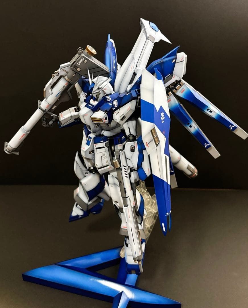 r*c様 MG HI-νガンダム　ver.ka HWS装備　全塗装完成品