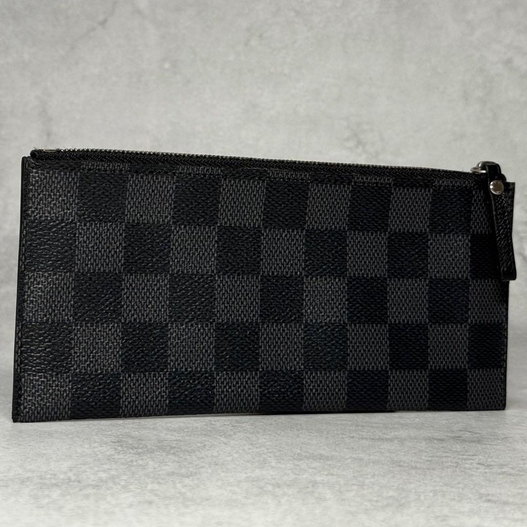 ルイヴィトン ダミエ グラフィット ポルトフォイユロンモデュラブル 小銭入れ
