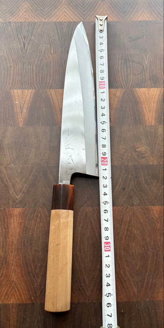 正本総本店　本霞　玉白鋼　身卸　出刃　210mm 7寸　包丁　和包丁　研ぎ済