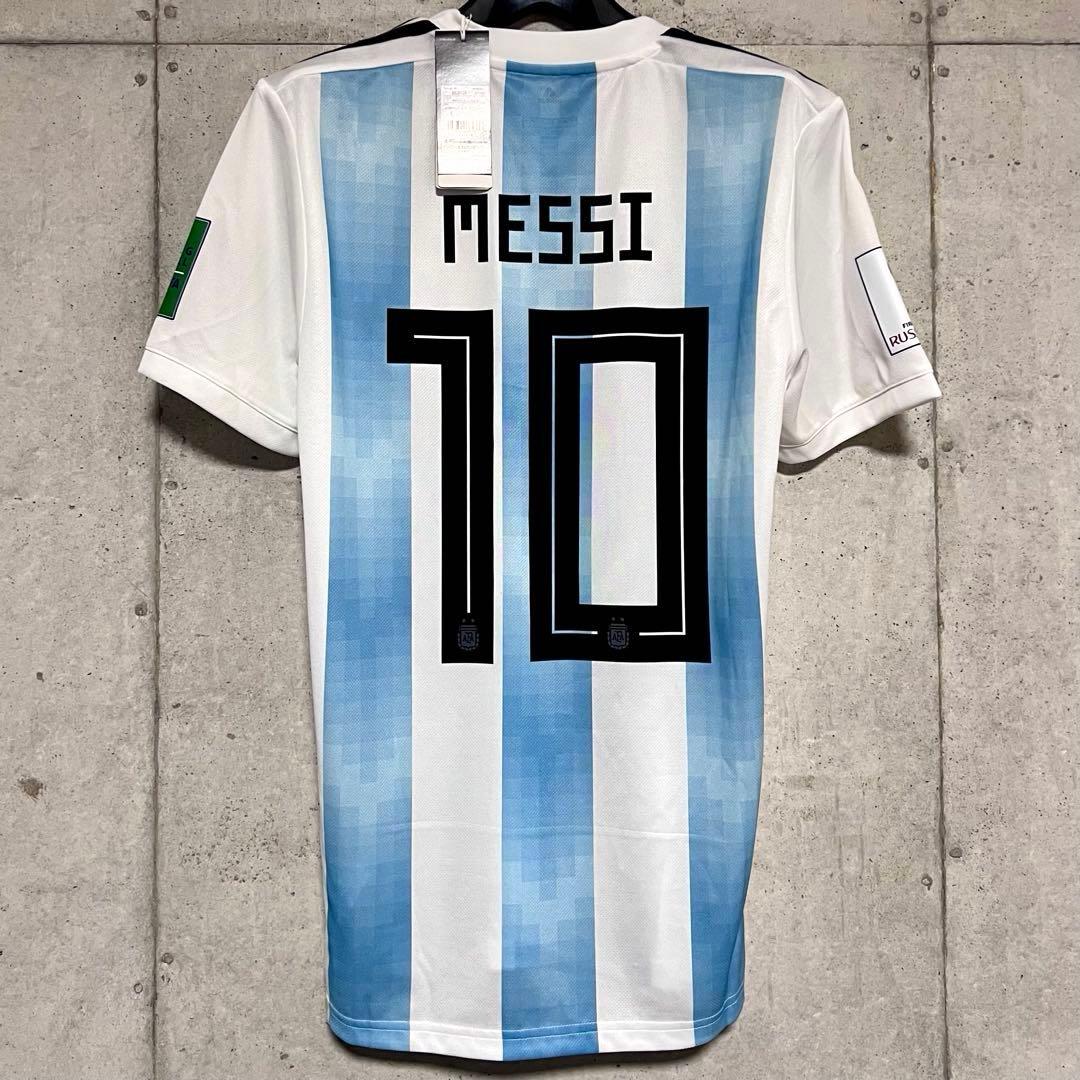 【新品/タグ付き】2018ロシアW杯 アルゼンチン代表♯10メッシ【Lサイズ】