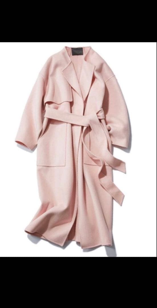 セール！新品未使用uncraveライトリバーロングコート ベルテッドコートM