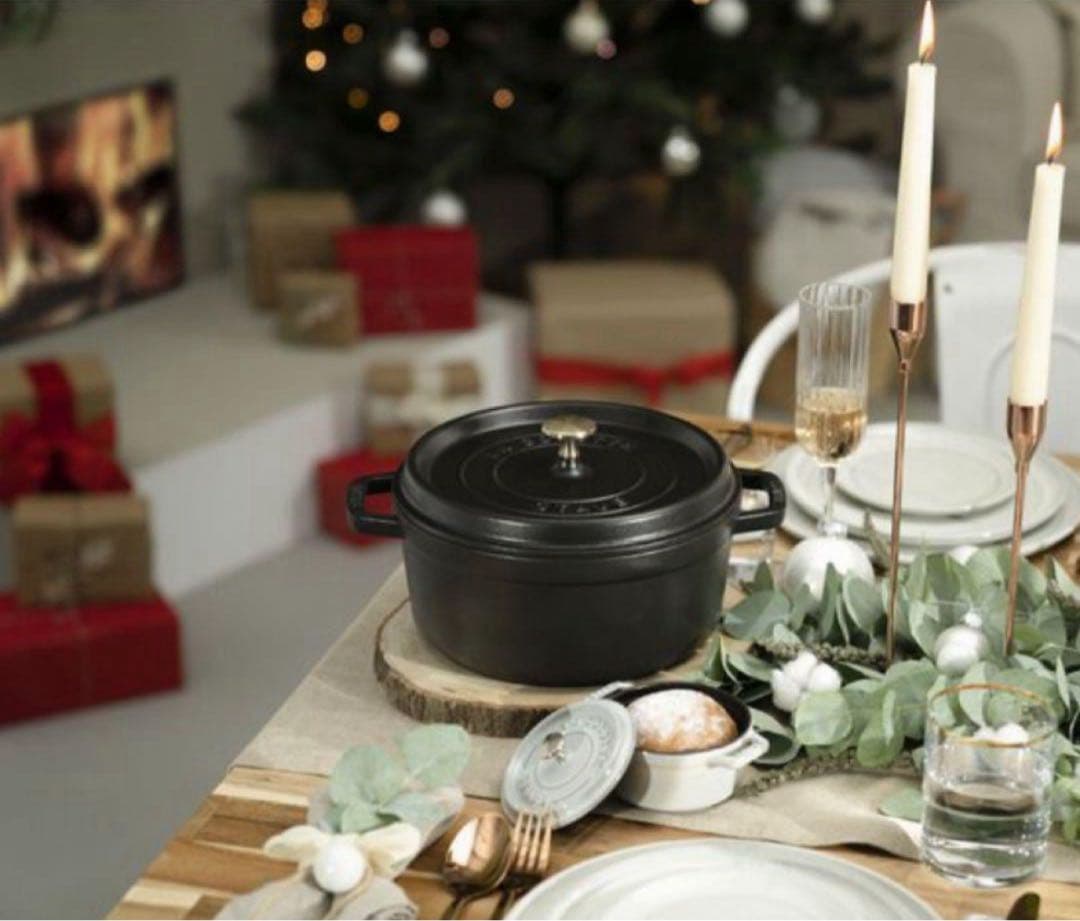 【新品】STAUB ピコココットラウンド24cm とマグネットトリベット23㎝